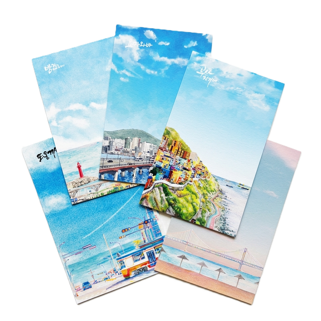 관광명소 엽서